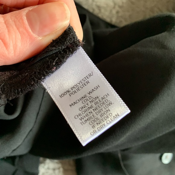 LOFT off- the-shoulder Black blouse - Picture 3 of 3